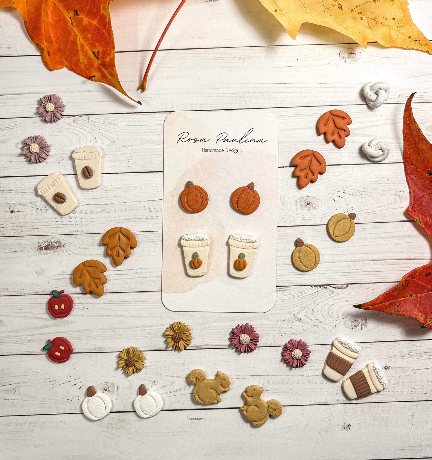 1.2 Fall Flower studs