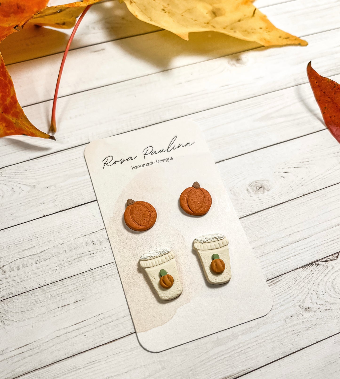 1.9 Latte cup studs, statement earrings, everyday wear