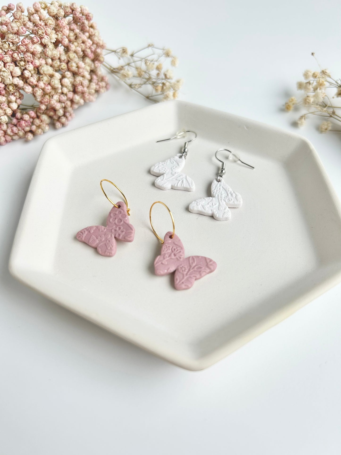 9. Butterfly earrings, statement earrings, everyday wear jewelry