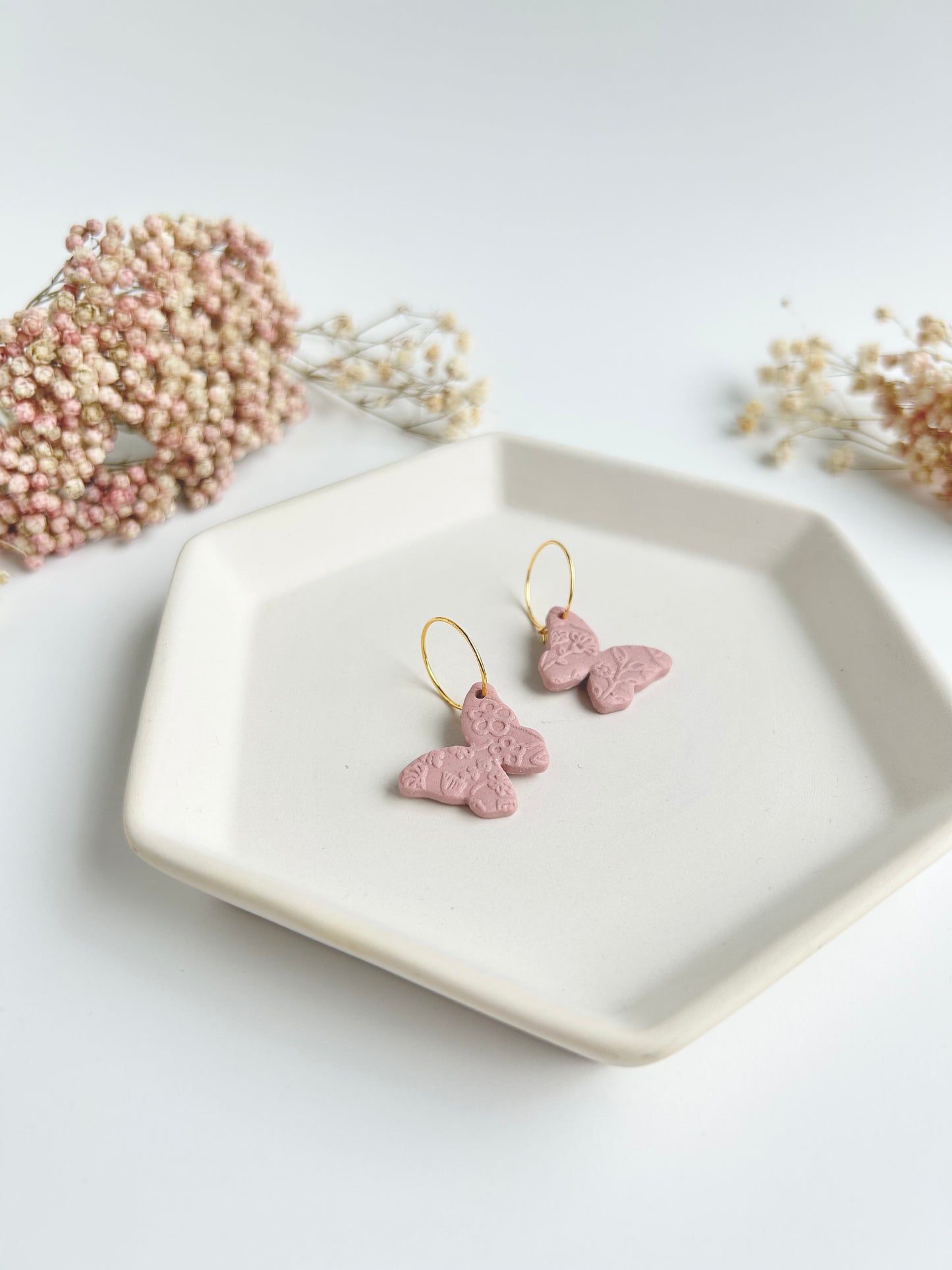 9. Butterfly earrings, statement earrings, everyday wear jewelry