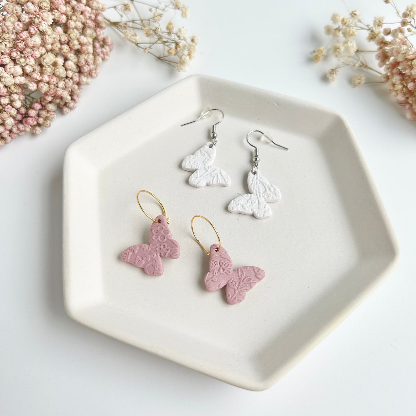 9. Butterfly earrings, statement earrings, everyday wear jewelry