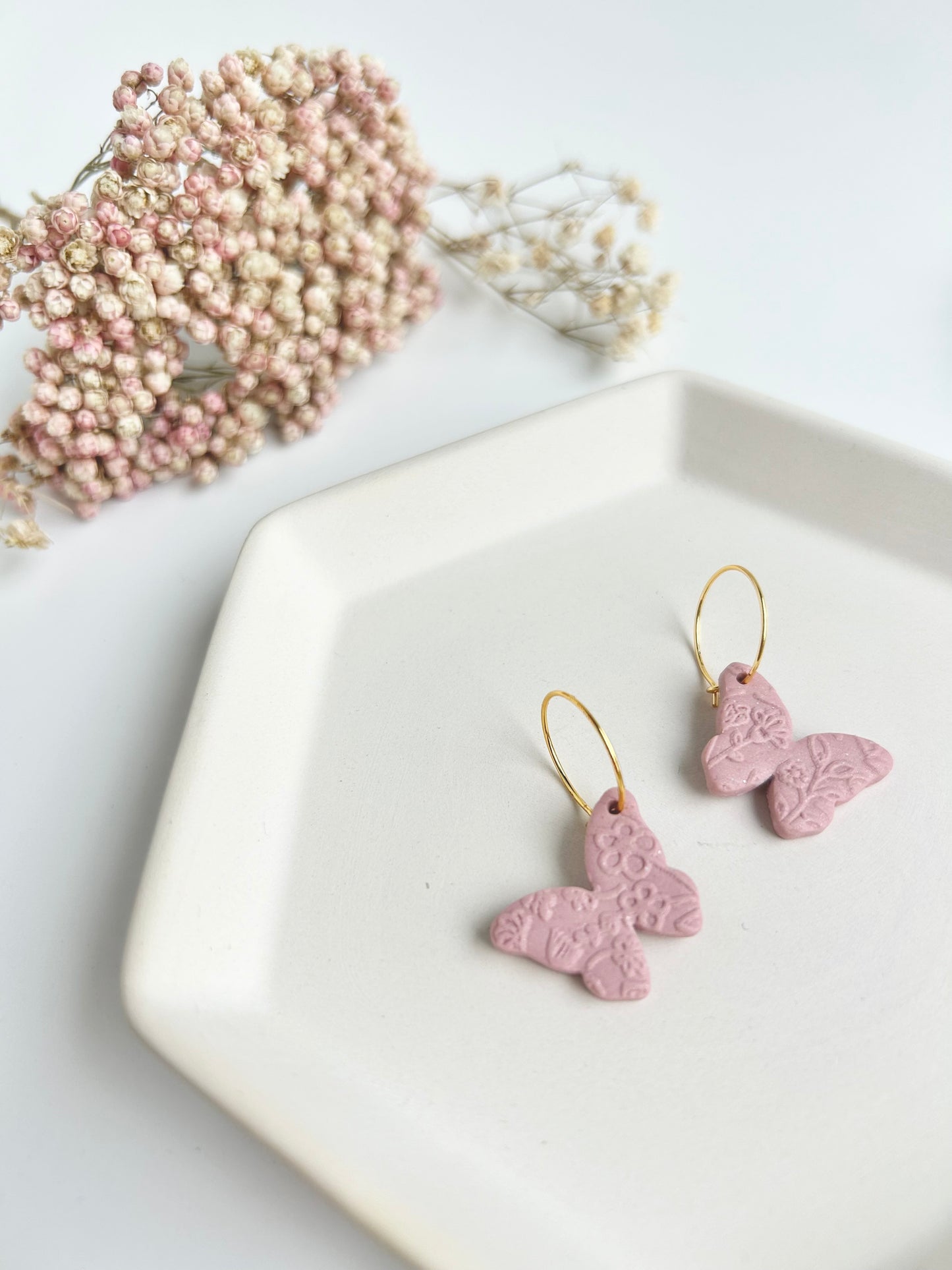9. Butterfly earrings, statement earrings, everyday wear jewelry