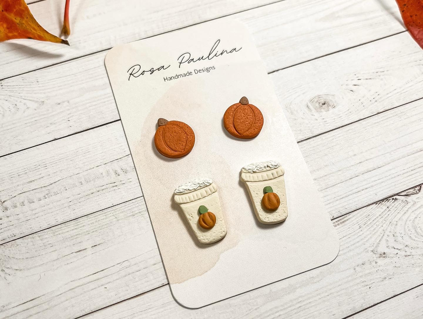 1.9 Latte cup studs, statement earrings, everyday wear