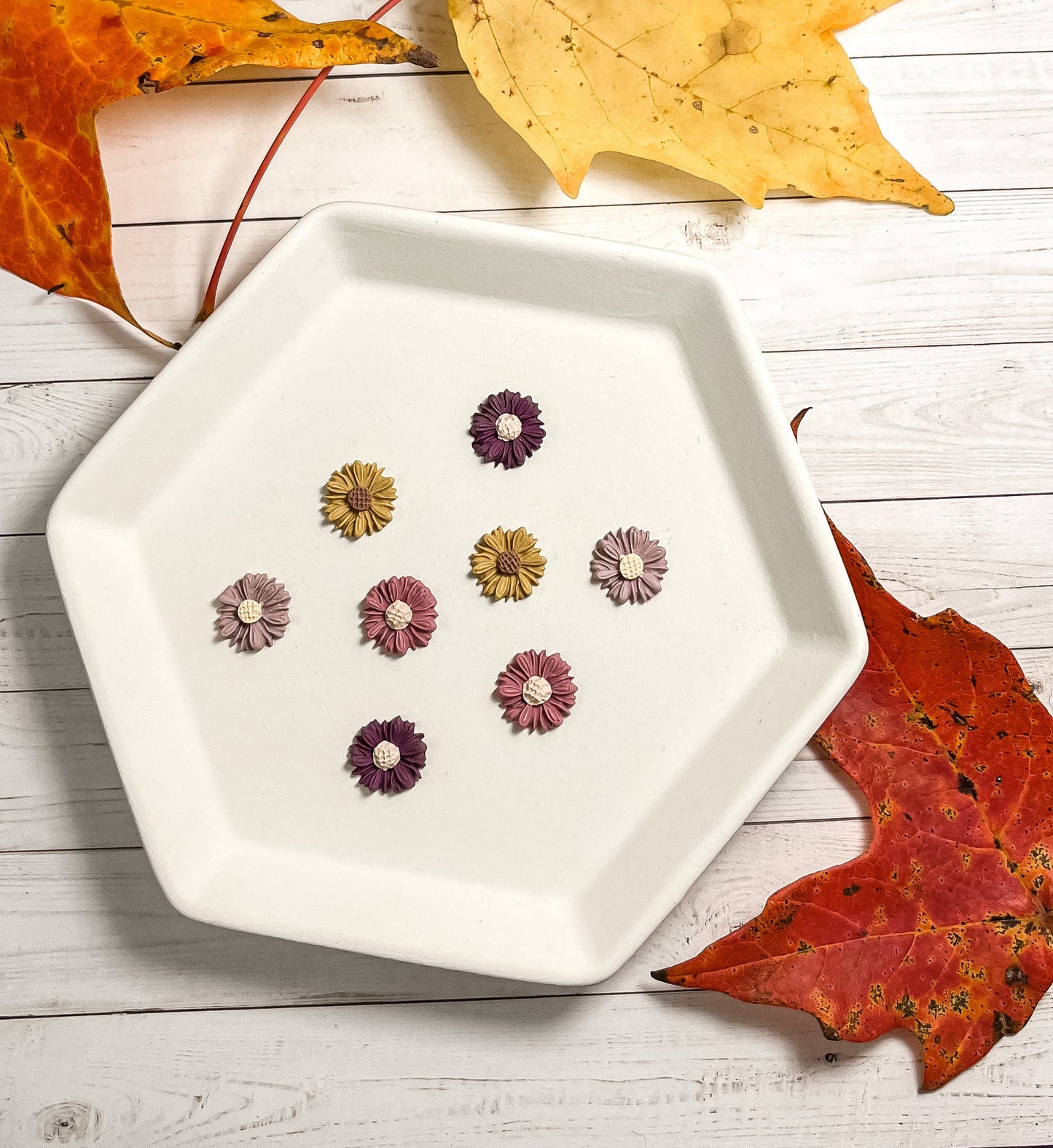 1.2 Fall Flower studs