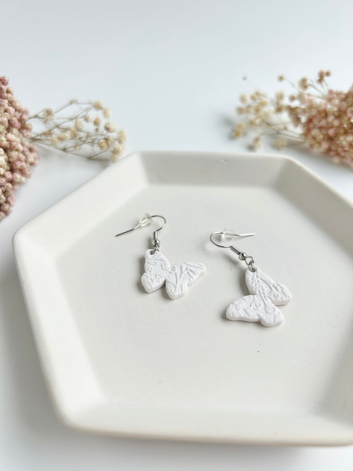 9. Butterfly earrings, statement earrings, everyday wear jewelry