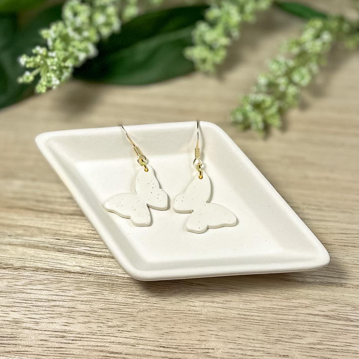 9. Butterfly earrings, statement earrings, everyday wear jewelry