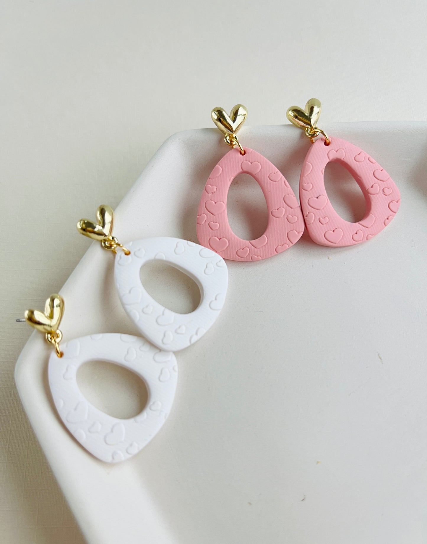 .  Handmade jewelry, polymer clay earrings