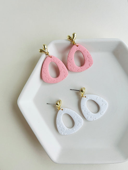 .  Handmade jewelry, polymer clay earrings