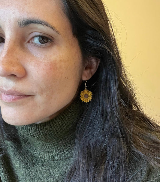 2.1 Sunflower Earrings